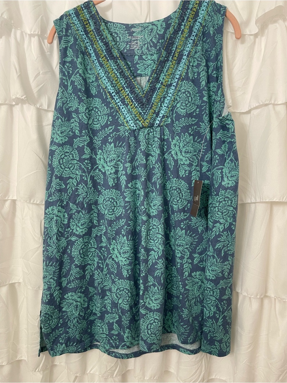 NWT J.Jill Sleeveless Tunic - cute!